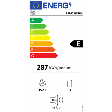 BERTAZZONI RWFL606060S5FPNS Εντοιχιζόμενος Ψυγειοκαταψύκτης και Κελάρι Κρασιών